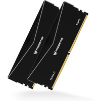 PREDATOR PALLASII DDR5 32GB Black 16GBx2 6000Mhz 1R8 CL30 Black Supports Intel XMP 3.0 and AMD EXPO CL30-38-38-76 1.35 V