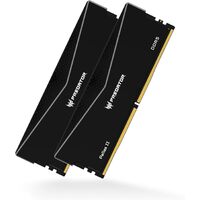 PREDATOR PALLASII DDR5 32GB Black 16GBx2 6000Mhz 1R8 CL32 Black Supports Intel XMP 3.0 and AMD EXPO CL32-38-38-76 1.35 V