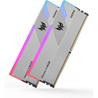 PREDATOR VESTAII 32GB 16GBx2 Silver RGB DDR5 Memory 6000Mhz 1R8 CL32