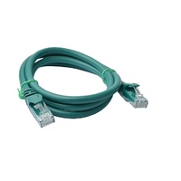 8Ware CAT6A Cable 1m - Green Color RJ45 Ethernet Network LAN UTP Patch Cord Snagless