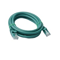 8Ware CAT6A Cable 2m - Green Color RJ45 Ethernet Network LAN UTP Patch Cord Snagless