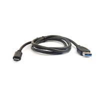 8Ware USB 3.1 Cable 1m Type-C to A Male to Male Black 10Gbps