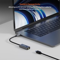 mbeat Tough Link USB-C to Mini DisplayPort Adapter  Host Interface: USB-C 3.2 Gen 2 Up to 4K 60Hz (38402160)