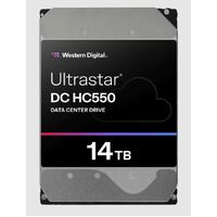 Western Digital WD Ultrastar DC HC550 14TB 3.5 ft SATA  512MB 7200RPM EAMR SE 5yrs Warranty