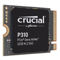 Crucial P310 1TB M.2 2230 NVMe SSD 7100 6000 MB s 1M IOPS 220TBW 2M MTTF for MS Surface Pro Valve Steam Deck Asus Rog Ally Lenovo Legion Go MSI Claw