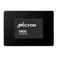 Micron 5400 MAX 960GB 2.5 inch SATA Enterprise SSD 540R 520W MB s 95K 75K IOPS 8760TBW 5DWPD 3M hrs MTTF AES 256-bit encryption Server Data Centre 5yr