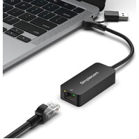 Simplecom NU405C SuperSpeed USB-C and USB-A to 2.5G Ethernet Network Adapter 2.5Gbps LAN