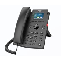 Fanvil X303W Enterprise IP Phone, 2.4-inch Color Screen, 4 SIP Lines, 6-party conferencing, HD audio, Built-in 2.4GHz  5GHz Wi-Fi, External PS