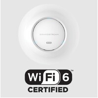 Grandstream GWN7660E GWN Enterprise-Grade Wi-Fi 6 Access Point AX3000 Wi-Fi 6 Access Point 5G 3x3:2 MU-MIMO Technology 3Gbps Up to 175-meter Cover