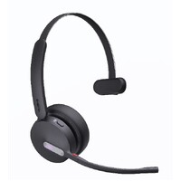 Yealink WH64 Mono UC DECT Wireless Headset DECT  Bluetooth Hybrid Wireless Technology 3-Mic Noise Cancellation UC Certified Plug  Play