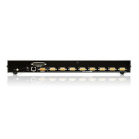 Aten 8 Port Rackmount USB-PS 2 VGA KVMP Over IP Switch with USB 2.0 Hub and Daisy Chain