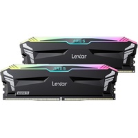 Lexar LD5U16G60C28BR-RGD ARES 2nd Gen U-DIMM DDR5 6000 32GB Kit (16GB2), CL28, RGB Black, dual pack