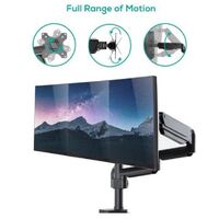 mbeat activiva ErgoLife Triple Monitor Screen Gas Spring Monitor Arm Support Monitor Types: Flat screen and curved screen Screen Size: 17 ft-27 ft