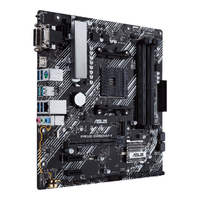 ASUS PRIME B450M-A II AMD Micro ATX motherboard with M.2 support, HDMI/DVI-D/D-Sub, SATA 6 Gbps, 1 Gb Ethernet USB 3.2 Gen 2 Type-A BIOS FlashBack RGB