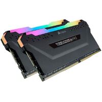 Corsair Vengeance RGB PRO SL 16GB (2x8GB) DDR4 3600Mhz C18 Black Heatspreader Desktop Gaming Memory