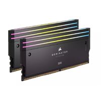 Corsair DOMINATOR TITANIUM RGB 64GB (2x32GB) DDR5 DRAM 6400MT s CL32 Intel XMP Memory Kit  Black