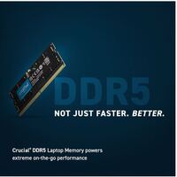 Crucial 96GB (2x48GB) DDR5 SODIMM 5600MHz CL46 Notebook Laptop Memory