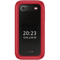 Nokia 2660 Flip 128MB - Red (1GF012HPB1A03)AU STOCK 2.8 inch 48MB 128MB 0.3MP Dual SIM 1450mAh Removable 2YR