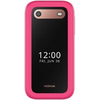 Nokia 2660 Flip 128MB - Pink (1GF012HPC1A04)AU STOCK 2.8 inch 48MB 128MB 0.3MP Dual SIM 1450mAh Removable 2YR