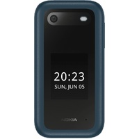 Nokia 2660 Flip 128MB - Blue (1GF012HPG1A02)AU STOCK 2.8 inch 48MB 128MB 0.3MP Dual SIM 1450mAh Removable 2YR