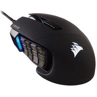 Corsair SCIMITAR RGB ELITE Black Gaming Mice, 17 programmable buttons, 18,000 DPI (LS)