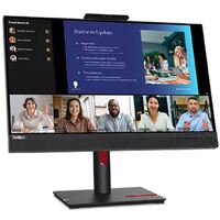 LENOVO ThinkVision T24V-30 23.8 inch 24 inch 75Hz FHD IPS Monitor 1920x1080 16:9 4ms Height Adjustable Tilt Pivot Swivel HDMI DP VGA Speakers VESA 3yr