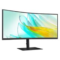 Samsung 34 ft ViewFinity S65UC WQHD Curved 3440x1440 1000R 5ms HDR 21:9 VA DP HDMI Headphone Speaker RJ45 USB-C LAN HAS Tilt Swivel Business Monitor 3