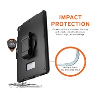 UAG Scout Apple iPad (10.2 inch) (9th 8th 7th Gen) with Handstrap Case - Black (12191H114040)