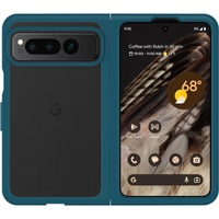 OtterBox Thin Flex Google Pixel Fold (7.6') Case Clear/Blue - (77-92210), Antimicrobial, Military Standard Drop Protection, Sleek Profile, Hard Case