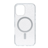 OtterBox Symmetry Clear MagSafe Apple iPhone 16 Case Stardust - (77-96381), Antimicrobial, DROP 3X Military Standard, Raised Edge