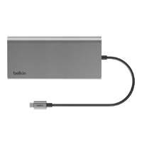 Belkin Connect Universal USB-C 8-in-1 Dual Display Core Hub, Space Grey - (INC015btSGY-CZ)