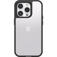 OtterBox React Apple iPhone 14 Pro Case Black Crystal (Clear Black) -(77-88890)AntimicrobialDROP Military StandardRaised EdgesHard CaseSoft Grip