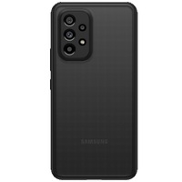 OtterBox React Samsung Galaxy A53 5G (6.5 inch) Case Black Crystal (Clear Black) - (77-87846)AntimicrobialDROP Military StandardRaised EdgesHard Case