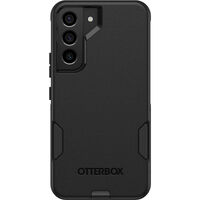 OtterBox Commuter Samsung Galaxy S22 5G (6.1') Case Black - (77-86384), Antimicrobial, DROP+ 3X Military Standard, Dual-Layer,Raised Edges,Port Covers