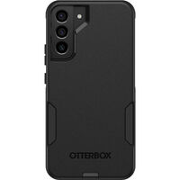 OtterBox Commuter Samsung Galaxy S22 5G (6.6 inch) Case Black - (77-86390) Antimicrobial DROP 3X Military StandardDual-LayerRaised EdgesPort Covers