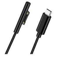 Generic USB-C To Microsoft Surface Laptop Cable (1.5M) Black - Surface Pro Surface Go Surface Book Magnetic Connection Support USB-PD