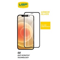 USP Apple iPhone 11   iPhone XR Armor Glass Full Cover Screen Protector - 5X Anti Scratch Technology Perfectly Fit Curves