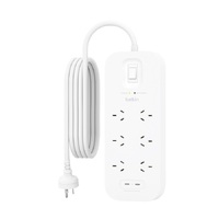 Belkin 6-Outlet Surge Protection Strip with Dual USB-C charging ports - (SRB006AU2M)Complete Three-line AC protection CEW $500002YR