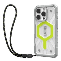 UAG Pathfinder Clear MagSafe Apple iPhone 16 Pro (6.3 ft) Case - ProPack - Active Neon Lanyard (1144641BV01),18ft Drop Protection (5.4M),Tactical Grip