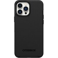 OtterBox Symmetry Apple iPhone 13 Pro Max   iPhone 12 Pro Max Case Black -(77-83482)AntimicrobialDROP 3X Military StandardRaised EdgesUltra-Sleek