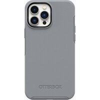 OtterBox Symmetry Apple iPhone 13 Pro Max / iPhone 12 Pro Max Case Resilience Grey - (77-83488), Antimicrobial,DROP+ 3X Military Standard,Raised Edges