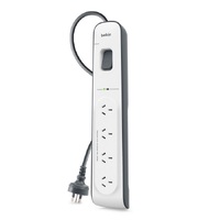 Belkin BSV400 4-Outlet 2-Meter Surge Protection Strip Complete Three-line AC protection Protects Against Spikes And Fluctuations CEW $200002YR