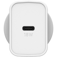 OtterBox 18W USB-C Premium Fast PD Wall Charger - White (78-80028) CompactUp to 3.6X Faster Charging Ultra-SafeRuggedSmart Charging Travel-Ready