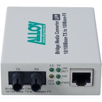 Alloy FCR200ST 10 100Base-TX to 100Base-FX Multimode Fibre (ST) Converter with LFP via FEF or FM. 2Km