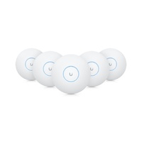 Ubiquiti UniFi WiFi 7 AP,5 Pack ,Ceiling-mount, AP 6 GHz Support, 2.5 GbE Uplink, 9.3 Gbps Over-the-air Speed,PoE Power,300 Connect Device, 2Yr Warr