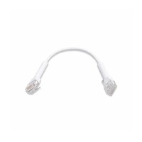 Ubiquiti UniFi Patch Cable Single Unit 5m White End Bendable to 90 Degree RJ45 Ethernet Cable Cat6 Ultra-Thin 3mm Diameter