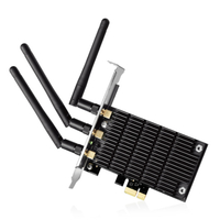 TP-Link Archer T9E AC1900 Wireless Dual Band PCI Express Adapter 1900Mbps 5GHz (1300Mbps) 2.4GHz (600Mbps) 802.11ac 3x External Antenna Omni (EOL)