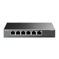 TP-Link TL-SF1006P 6-Port 10 100Mbps Desktop Switch with 4-Port PoE Up To 67W For all PoE Ports Up To 30W Each PoE Port