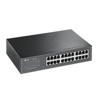 TP-Link TL-SG1024DE 24-Port Gigabit Desktop Rackmount Easy Smart Switch energy-efficient L2 Features Supports MAC 128xVLAN 48Gbps Switching Capacity