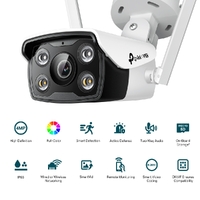 TP-Link VIGI 4MP C340-W(4mm) Outdoor Full-Colour Wi-Fi Bullet Network Camera 4mm Lens Smart Detection 3YW